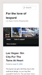 Mobile Screenshot of fortheloveofleopard.com